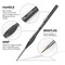 Micro Detail Paint Brush Set,15 PCS Black Small Professional Miniature Fine Detail Brushes for Watercolor Oil Acrylic, Craft Models Rock Painting & Paint by Number -Come with Holder Bag